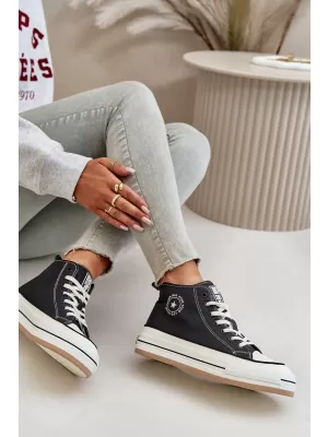 Damen-Sneaker BIG STAR OO274062 SCHWARZ Big Star Shoes