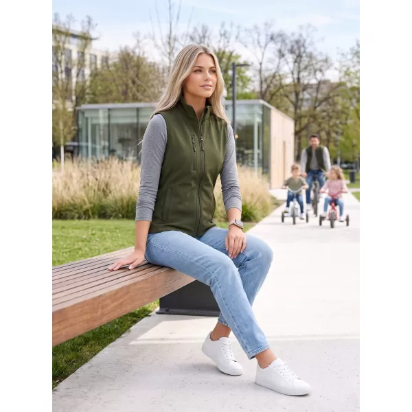  Softshellweste für Damen ALTISPORT NoPrint NP/ALW965 MILITÄR 