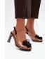 Damensandalen D&A MR52-236 SCHWARZ