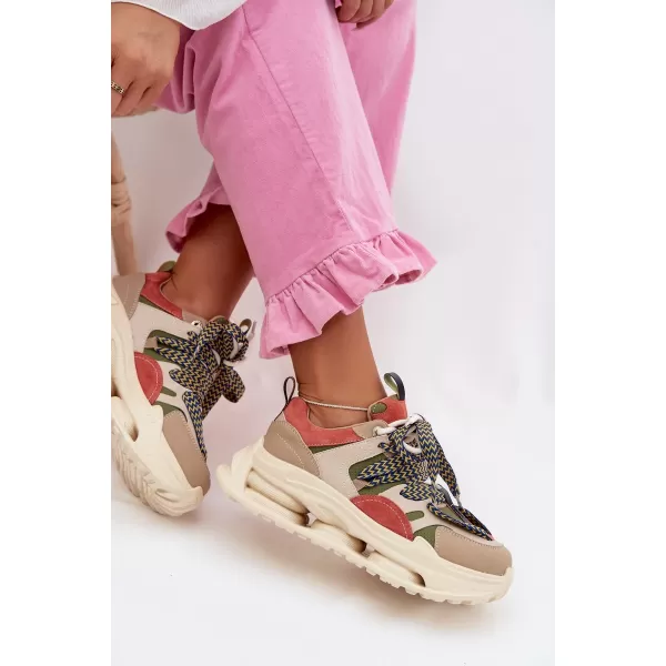  Damen-Sneaker D&A CR61-3133 BEIGE 