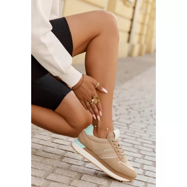  Damen-Sneaker BIG STAR RR274A048 BEIGE Big Star Shoes 