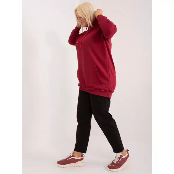 Damen-Sweatshirt BASIC FEEL GOOD RV-BL-6338.19X BURGUND 