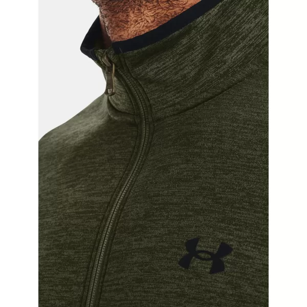  Herren-Sweatshirt UNDER ARMOUR UA ARMOUR FLEECE 1/2 ZIP GRÜN 