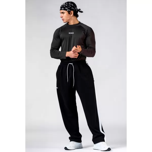 Nahtloses T-Shirt mit langen Ärmeln POWER 901 BLACK Nebbia 