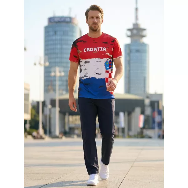  Premium-T-Shirt für Herren ALTISPORT VOJ/ALM036HR/TR01 KROATIEN 