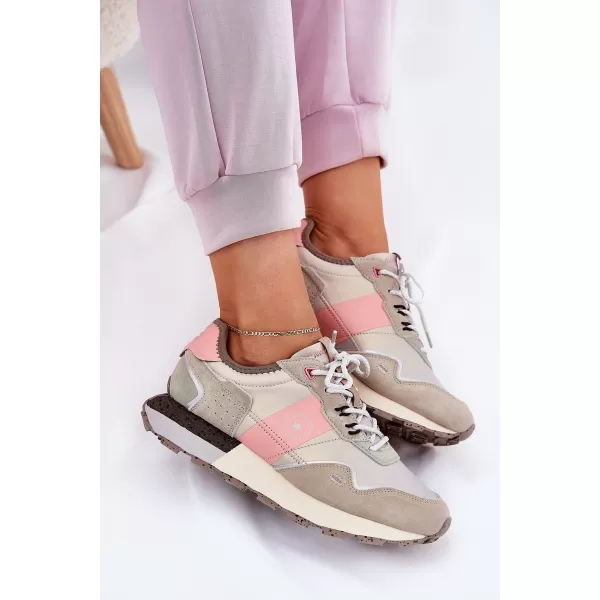  Damen-Sneaker BIG STAR RR274243 ROSA/GRAU Big Star Shoes 
