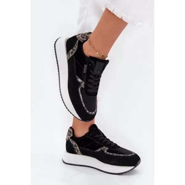  Damenschuhe BIG STAR OO274A312 SCHWARZ Big Star Shoes 