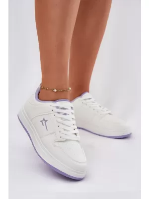Damen-Sneaker BIG STAR RR274A245 WEISS/LILA Big Star Shoes