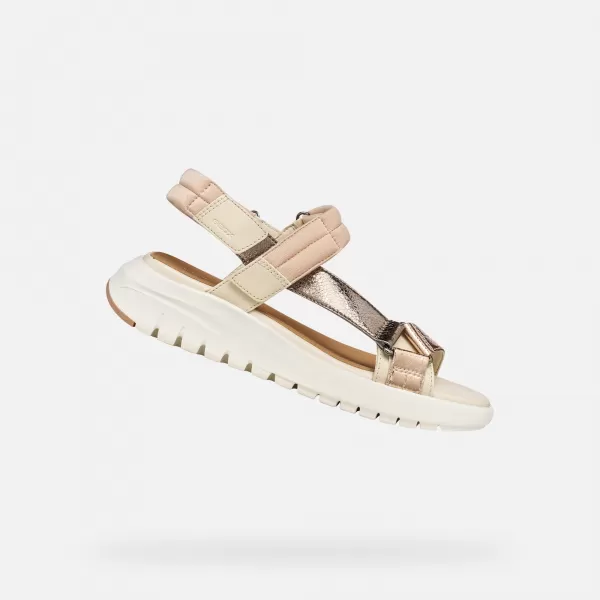  Damensandalen GEOX FLEXTRIDE S G013069 BEIGE 
