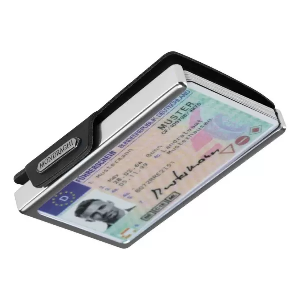  Geldbörse MONDRAGHI Silhouette Edelweiss SCHWARZ 