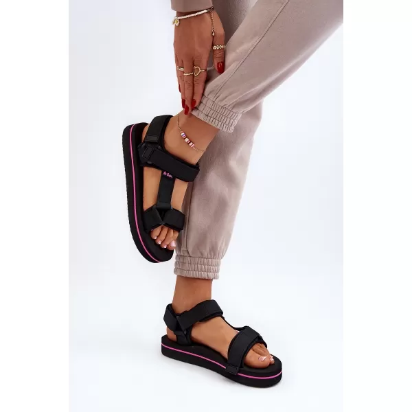  Damensandalen LEE COOPER LCW-24-05-2751L SCHWARZ 