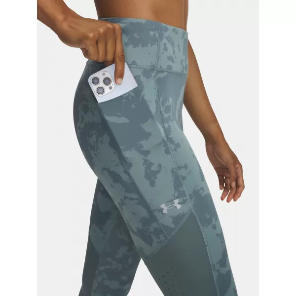  Leggings für Damen UNDER ARMOUR UA LAUNCH ANKLE PRINT TIGHTS 1369772-587 BLAU 