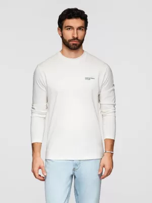 Herren-T-Shirt OMBRE OM-LSPT-0136 WEIß
