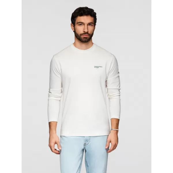  Herren-T-Shirt OMBRE OM-LSPT-0136 WEIß 