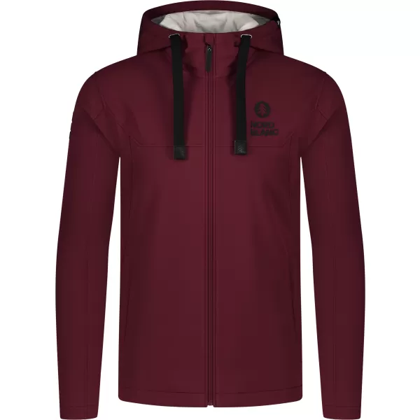  Herren-Softshelljacke NORDBLANC CANOPY NBSSM8340 BURGUND 