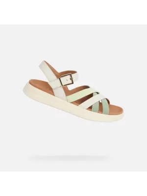 Damensandalen GEOX XAND 2S G012749 CREMIG