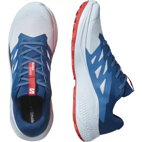  Herrenschuhe SALOMON ALPHAGLIDE L47724300 BALLADEBLAU/DUNKELBLAU/FEUERROT 