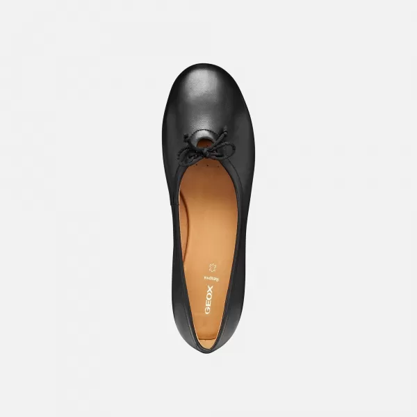  Ballerinas für Damen GEOX NEW PALMARIA G012918 SCHWARZ 