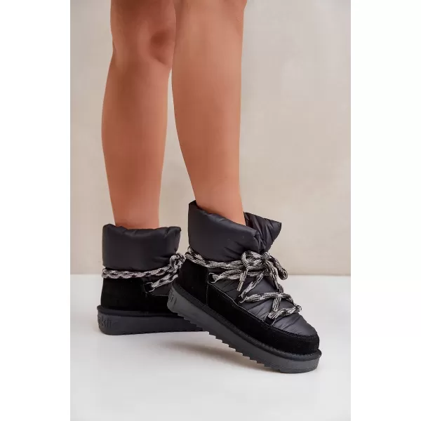  Schneemänner für Frauen D.FRANKLIN DFSH375003 SCHWARZ 