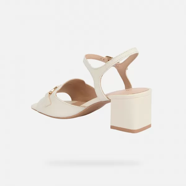  Damensandalen GEOX NEW ERAKLIA 50 G013132 CREMIG 