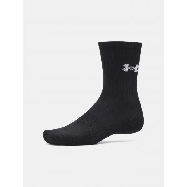  Socken UNDER ARMOUR PERFORMANCE COTTON 3P CRW 6009685-008 SCHWARZ 