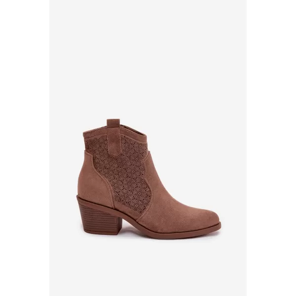 Damenschuhe S.BARSKI HY61-8013 KAFFEE 