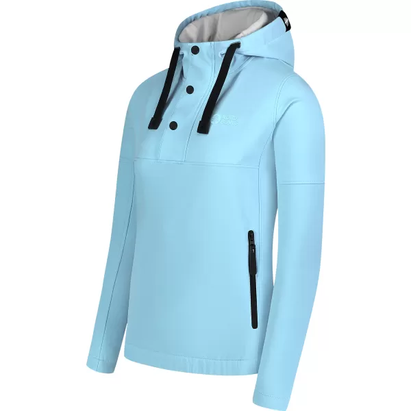  Softshelljacke für Damen NORDBLANC SHOAL NBSSL8341 HELLBLAU 