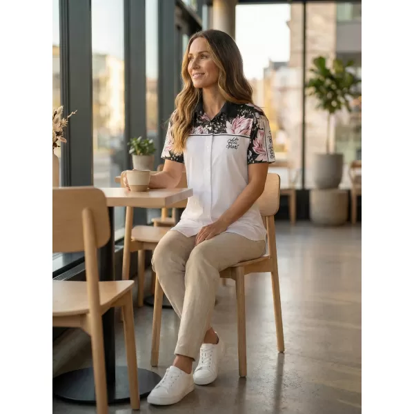  Premium-Shirt für Damen ALTISPORT VOJ/ALW008KOS01 WEIß 