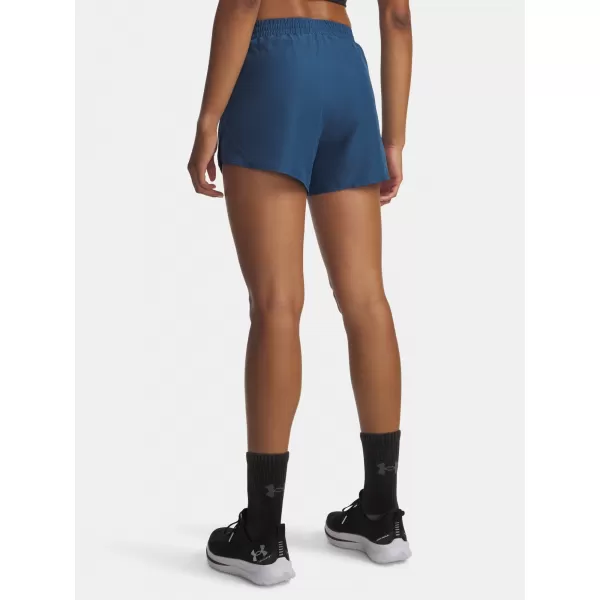  Damen-Shorts UNDER ARMOUR UA FLY BY 3'' SHORTS 1382438-498 BLAU 