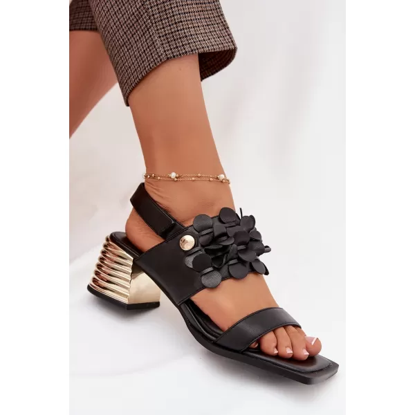  Damensandalen D&A CR61-3062 SCHWARZ 