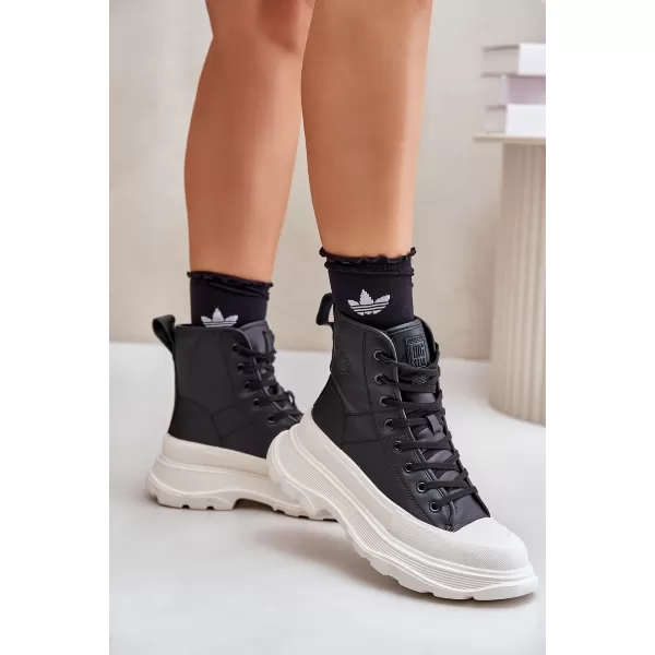  Damen-Sneaker BIG STAR OO274A599 SCHWARZ Big Star Shoes 