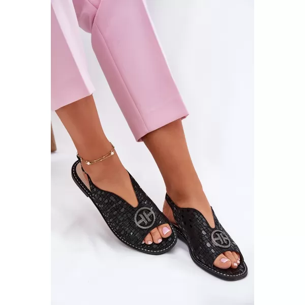  Damensandalen S.BARSKI KV51-094 SCHWARZ 
