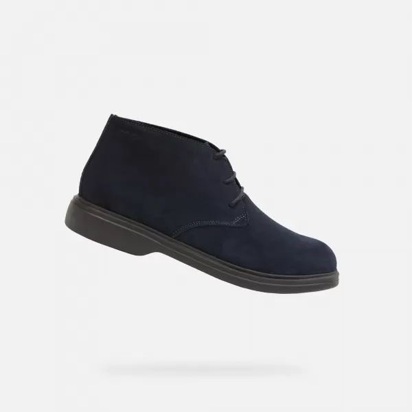  Herren-Stiefeletten GEOX OTTAVIO G006455 DUNKELBLAU 
