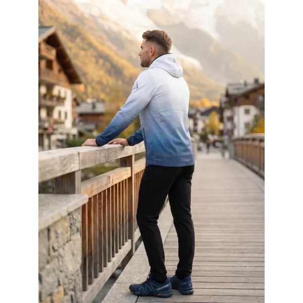  Premium-Softshelljacke für Herren ALTISPORT VOJ/ALM126JACK01 MARINEBLAU/WEIß 