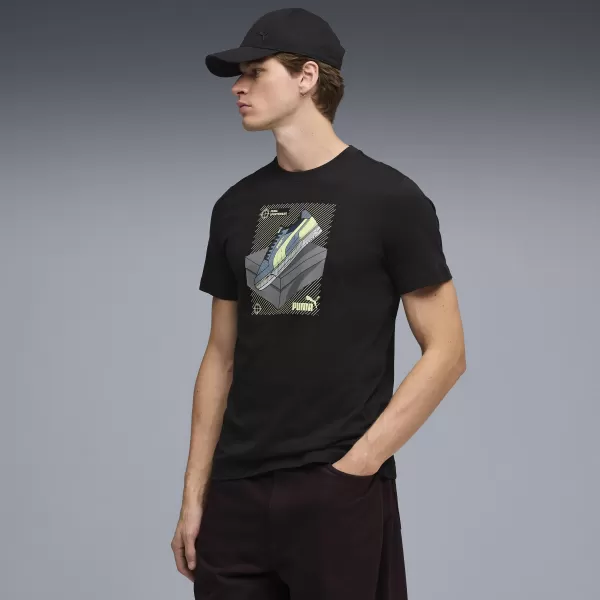  Herren-T-Shirt PUMA GRAPHIC TEE 691777_01 PUMA SCHWARZ 