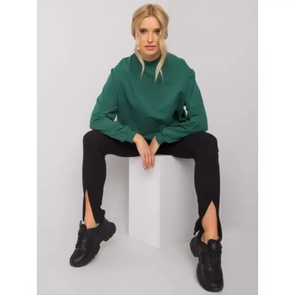  Damen-Sweatshirt BASIC FEEL GOOD RV-BL-5185.90P DUNKELGRÜN 