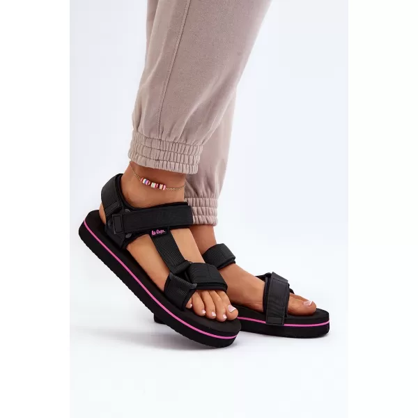  Damensandalen LEE COOPER LCW-24-05-2751L SCHWARZ 