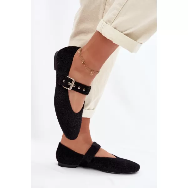  Ballerinas für Damen BOTO PAMIRA 42070 SCHWARZ 