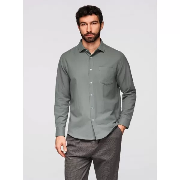  Herrenhemd OMBRE K694 KHAKI 