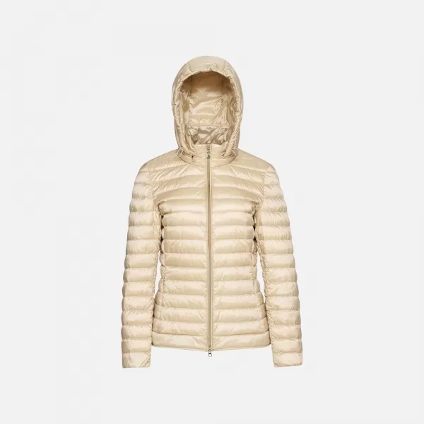  Daunenjacke für Damen GEOX JAYSEN G012393 BEIGE 