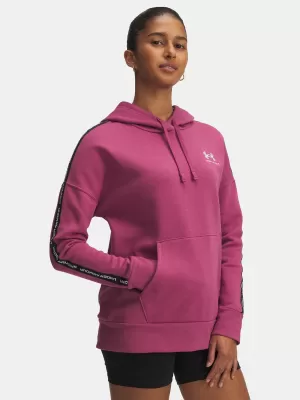 Damen-Sweatshirt UNDER ARMOUR ICON FLEECE TAPED HDY 6003708-659 ROT