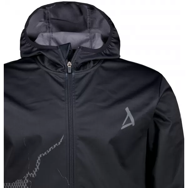  Premium-Softshelljacke für Herren ALTISPORT VOJ/ALM129JACK01 SCHWARZ GRAU 