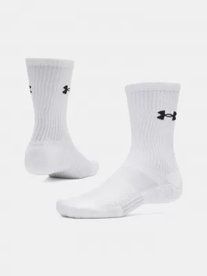 Socken UNDER ARMOUR PERFORMANCE COTTON 3P CRW 6009685-100 WEIß