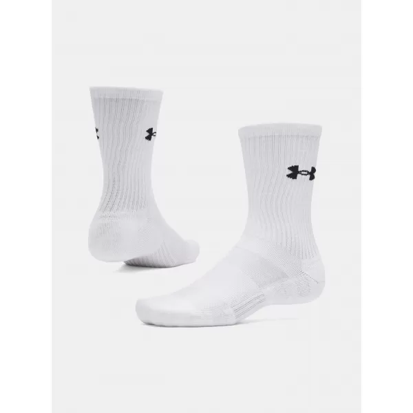  Socken UNDER ARMOUR PERFORMANCE COTTON 3P CRW 6009685-100 WEIß 