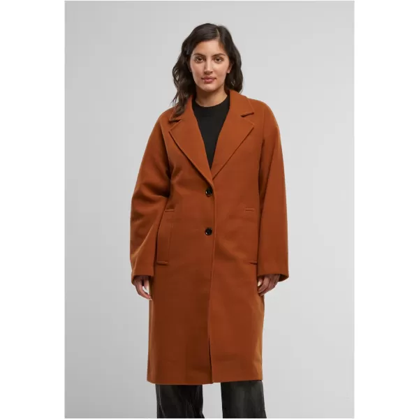  Damenmantel URBAN CLASSICS TB6073 FUCHSBRAUN 