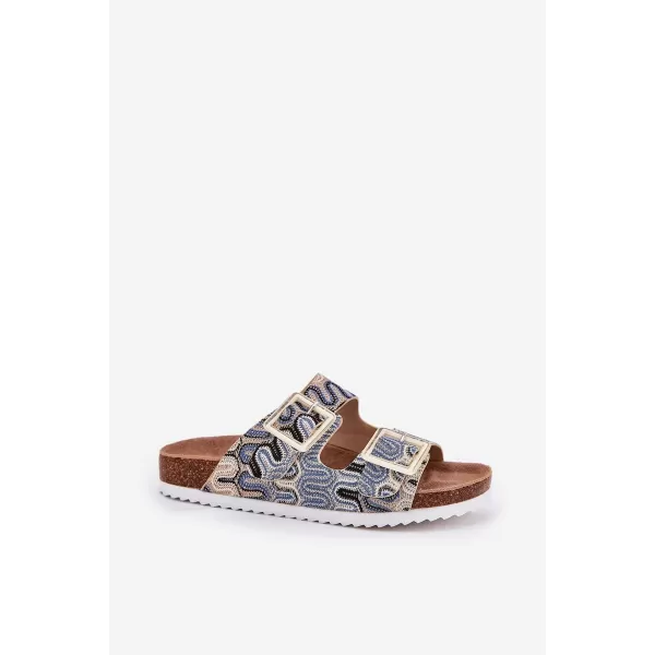  Damenhausschuhe S.BARSKI RB51-006 BEIGE 
