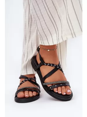 Damensandalen VINCEZA 17379 SCHWARZ