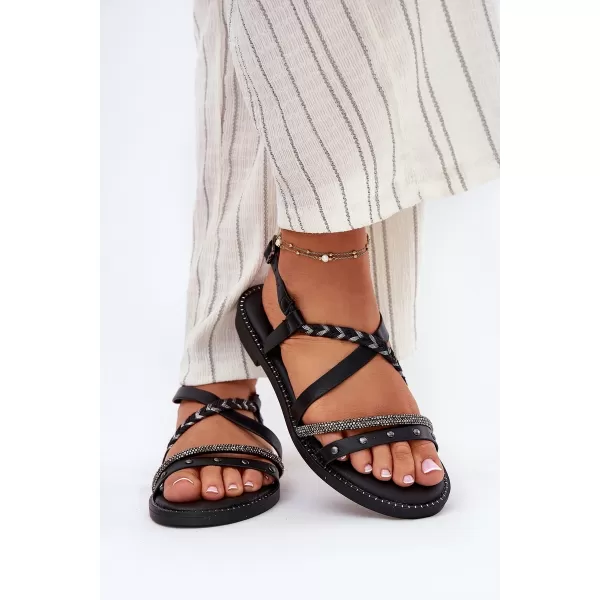  Damensandalen VINCEZA 17379 SCHWARZ 