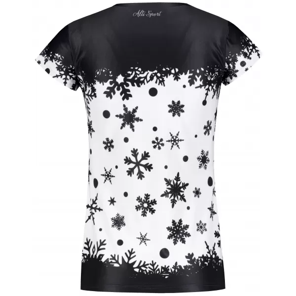  Premium-Weihnachts-T-Shirt für Damen ALTISPORT VOJ/ALWVN2TR06 ELF 