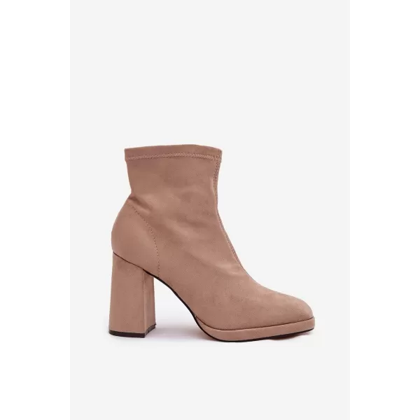  Damenschuhe mit Absatz BOTO KARVELLA 40919 KHAKI 